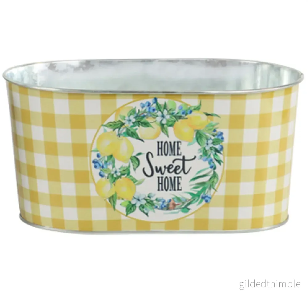 Zinkkruka – Gulrutig med Citronmotiv - Bild 2