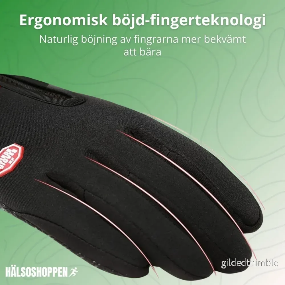 Värmehandskar – touchfunktion, vattenavvisande och vindtäta - Bild 2