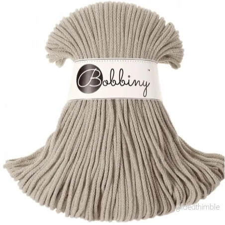 BEIGE Junior 3 mm. mjukt bomullssnöre BEIGE Junior 3 mm. mjukt bomullssnöre