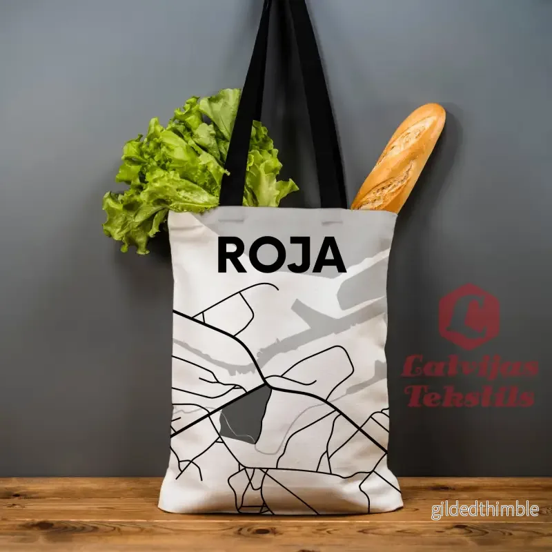 Lina vai kokvilnas auduma maisiņš ”Roja”