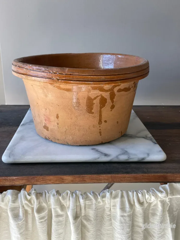 Fransk skål Tian 'Nr 13' antik