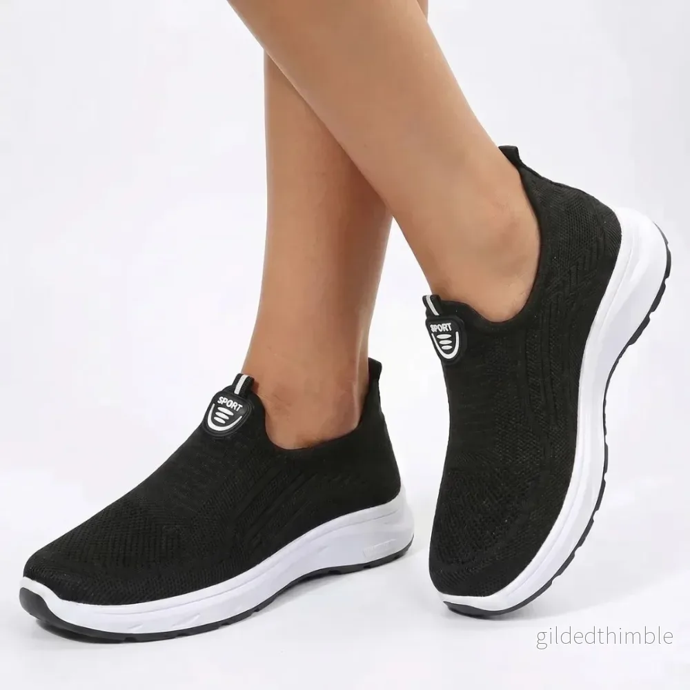 Bekväma Slip-On Sneakers Dam – Lätta Promenadskor med Mesh Bekväma Slip-On Sneakers Dam – Lätta Promenadskor med Mesh