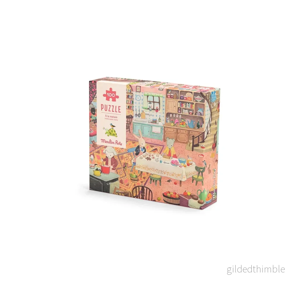 Puzzle 100 pcs – At Home – La Grande Famille Puzzle 100 pcs – At Home – La Grande Famille