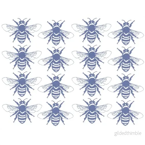 Decals, Blå Drottningbin