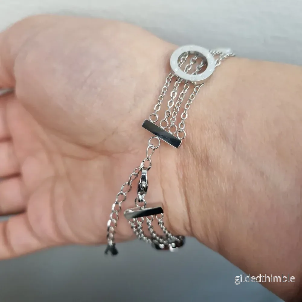 SILVER ARMBAND RIVIERA CHAIN - Bild 2