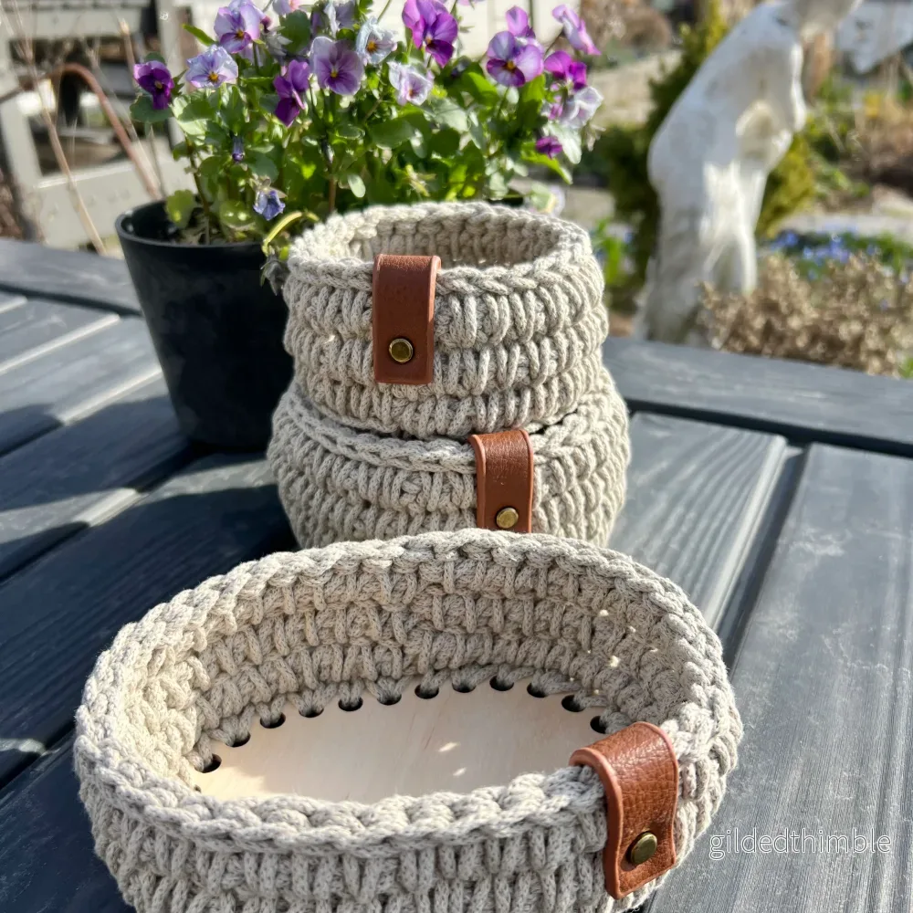 Materialkit - "Isabella" virka tre korgar i Junior - Bild 2