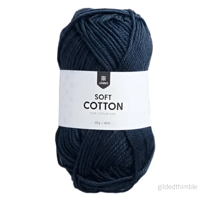Soft Cotton Navy blue (8829)
