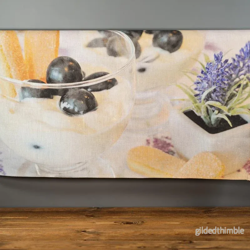 Lina dvielis | Krēms ar mellenēm - Bild 2