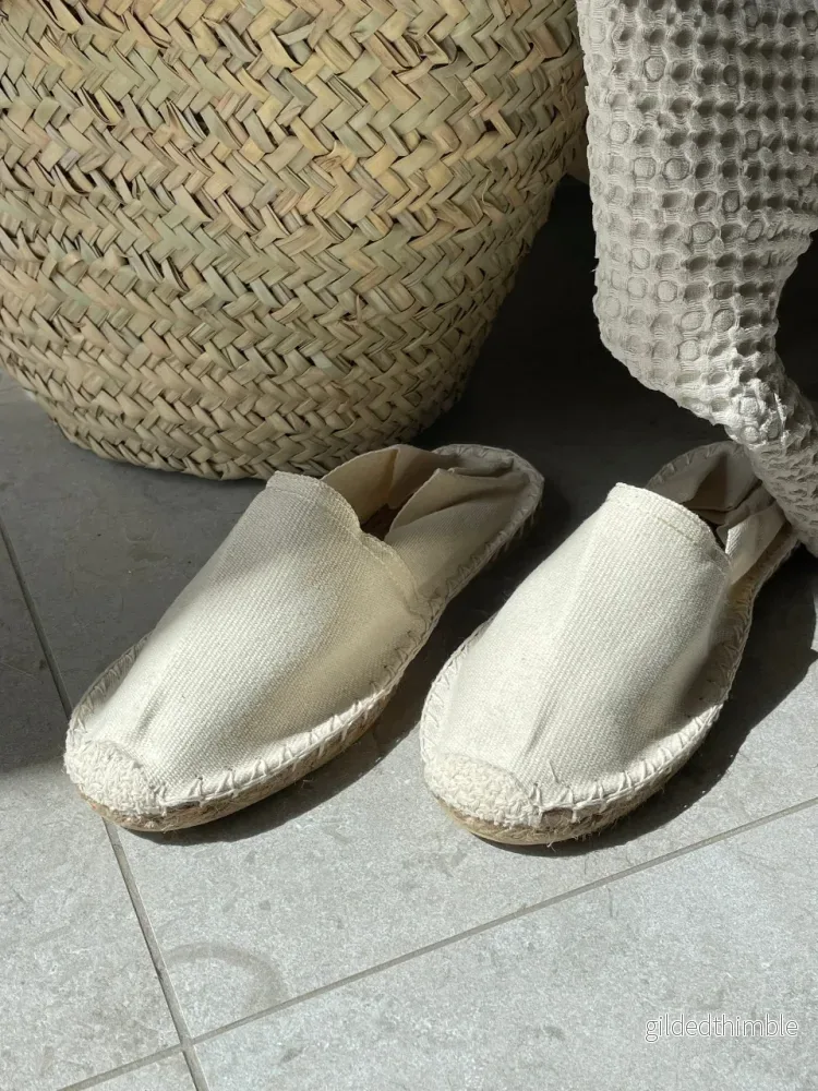 Espadrillos i canvas ’Basque’ Ecru Espadrillos i canvas ’Basque’ Ecru