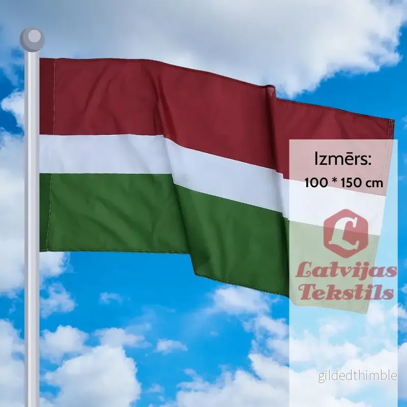 Sēlijas karogs fasādei un mastam | 100 * 150 cm