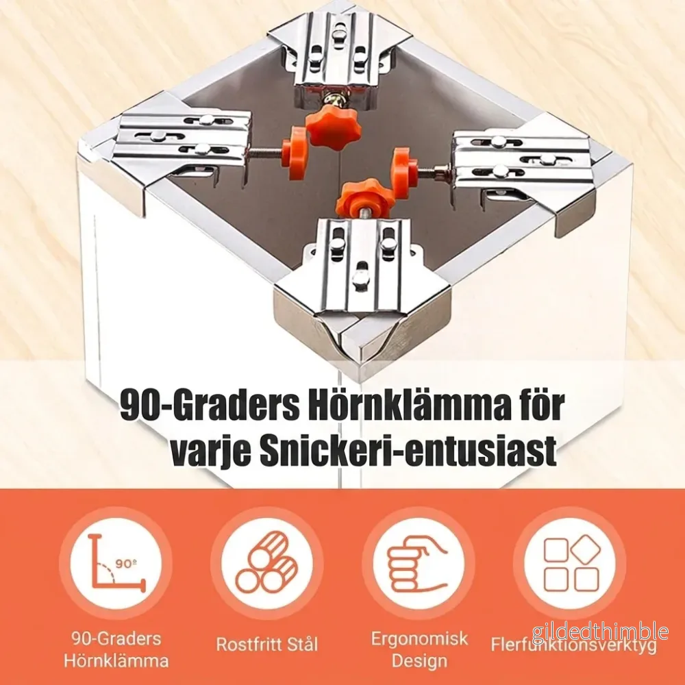 TräMästare™ – Hörntving för precisa 90°-vinklar - Bild 2