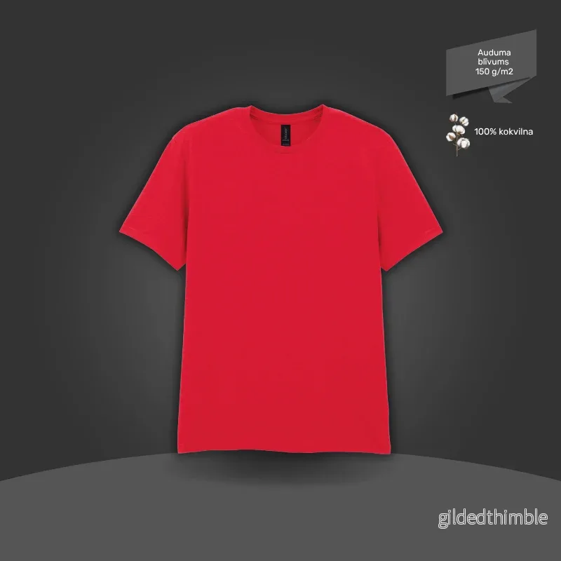 Pamata T-krekls | 150 g/m² | Klasiski sarkans
