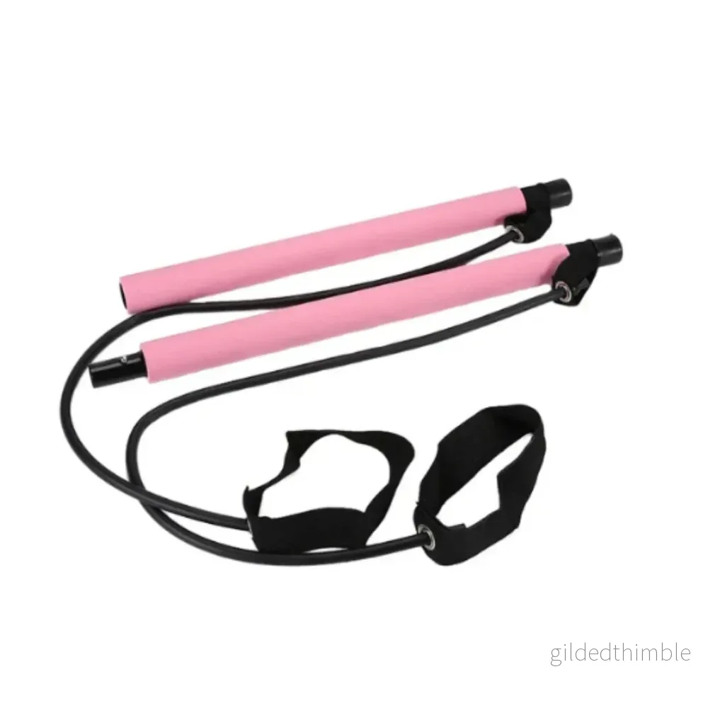 Pilatesstång med Motståndsband – Hemmaträning - Bild 3