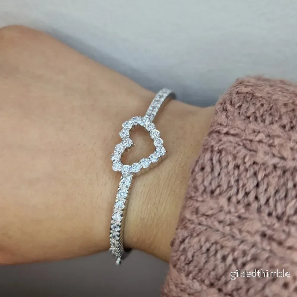 Armring med hjärta