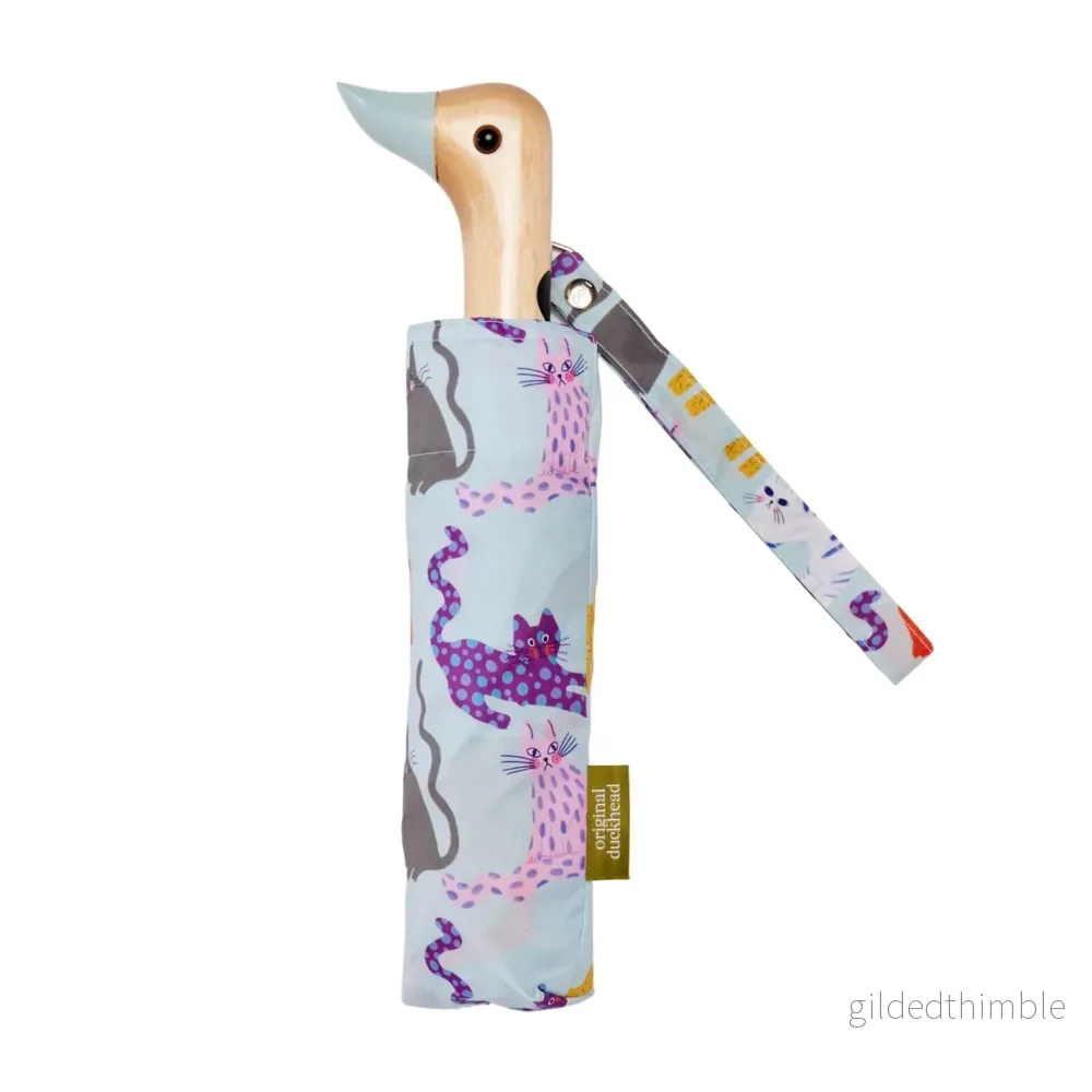 Duck Umbrella – Kattmönster Duck Umbrella – Kattmönster