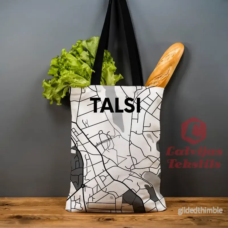 Lina vai kokvilnas auduma maisiņš "Talsi"