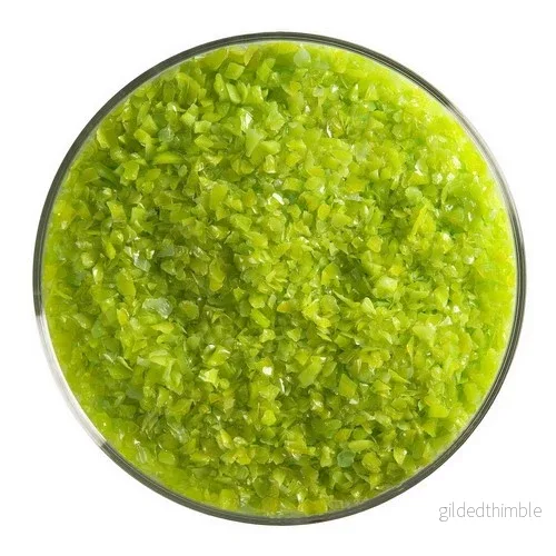 Bullseye 0126-0002 Limegrön Opak Frit Medium Bullseye 0126-0002 Limegrön Opak Frit Medium