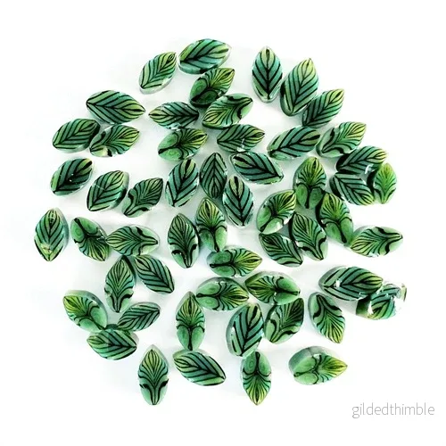 Murrine – Aventurin Sommarlöv – CoE90 10g Murrine – Aventurin Sommarlöv – CoE90 10g