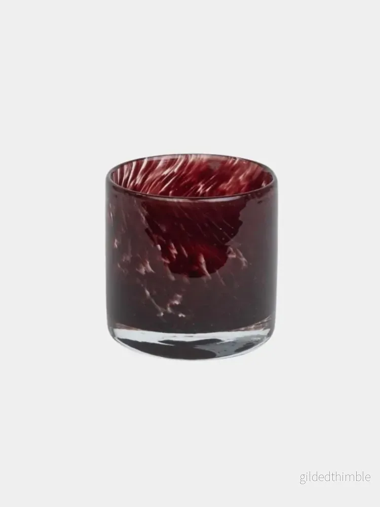 Ljuslykta glas 'Nilla' Röd (XS) - Bild 3