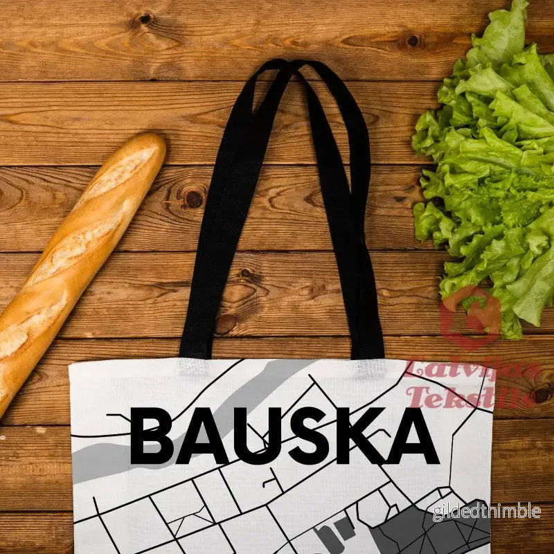 Lina vai kokvilnas auduma maisiņš "Bauska" - Bild 3