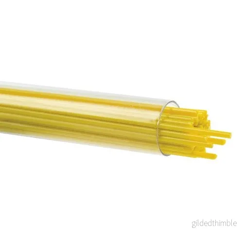 Bullseye Sunflower Yellow Opaque Stringer 0220-0272, 2mm Bullseye Sunflower Yellow Opaque Stringer 0220-0272, 2mm