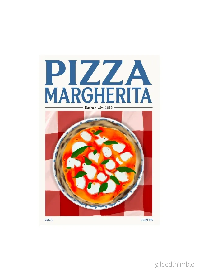 Elin PK Poster – Pizza Margherita