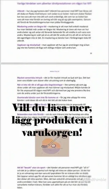 Idrott och NPF – En liten handbok för föräldrar - Bild 3