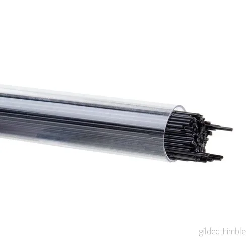 Bullseye Black Opaque Stringer 0100-0107,1mm