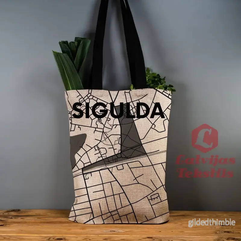 Pelēka lina auduma maisiņš ”Sigulda” Pelēka lina auduma maisiņš ”Sigulda”