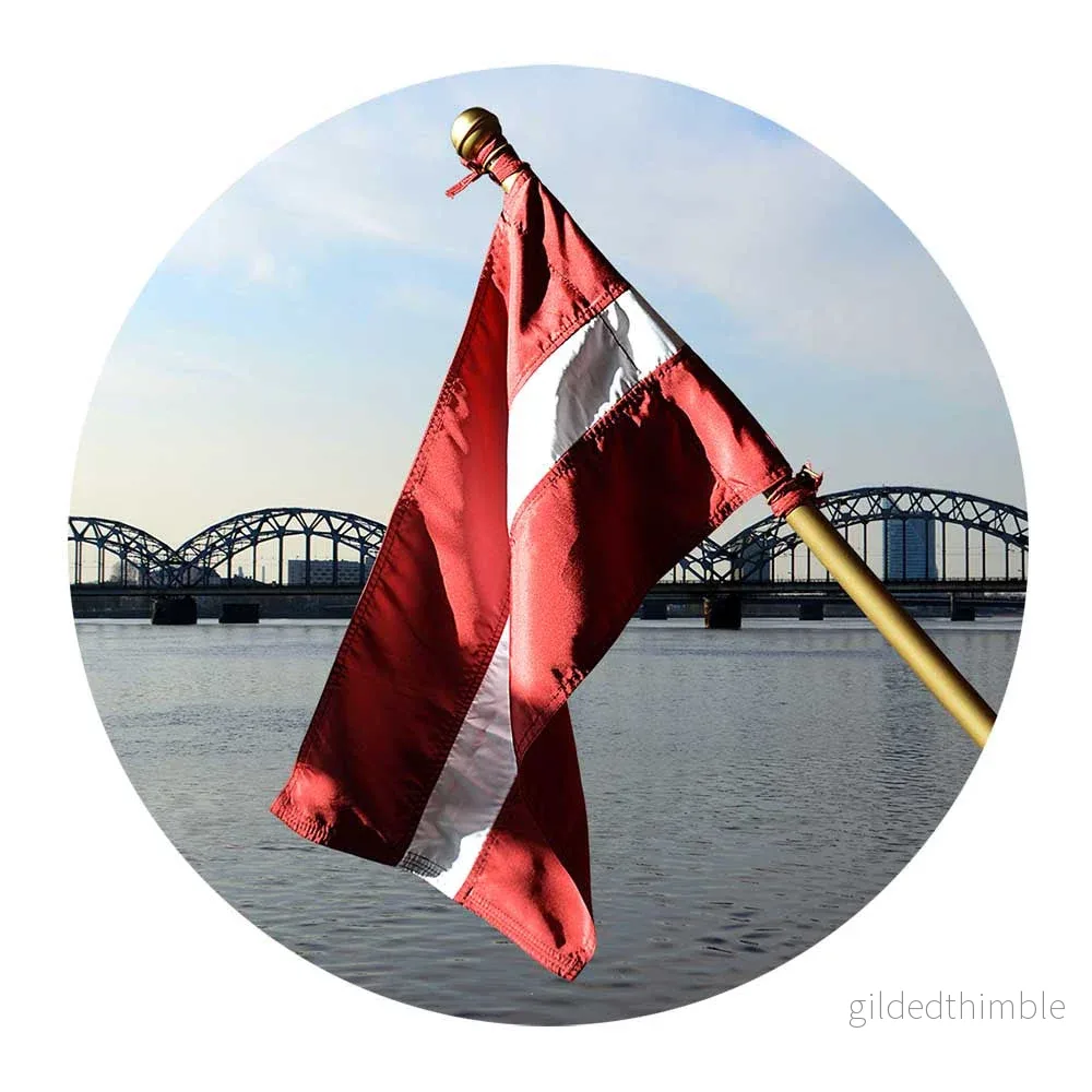 Latvijas karogs kuģiem, jahtām un laivām - Bild 2