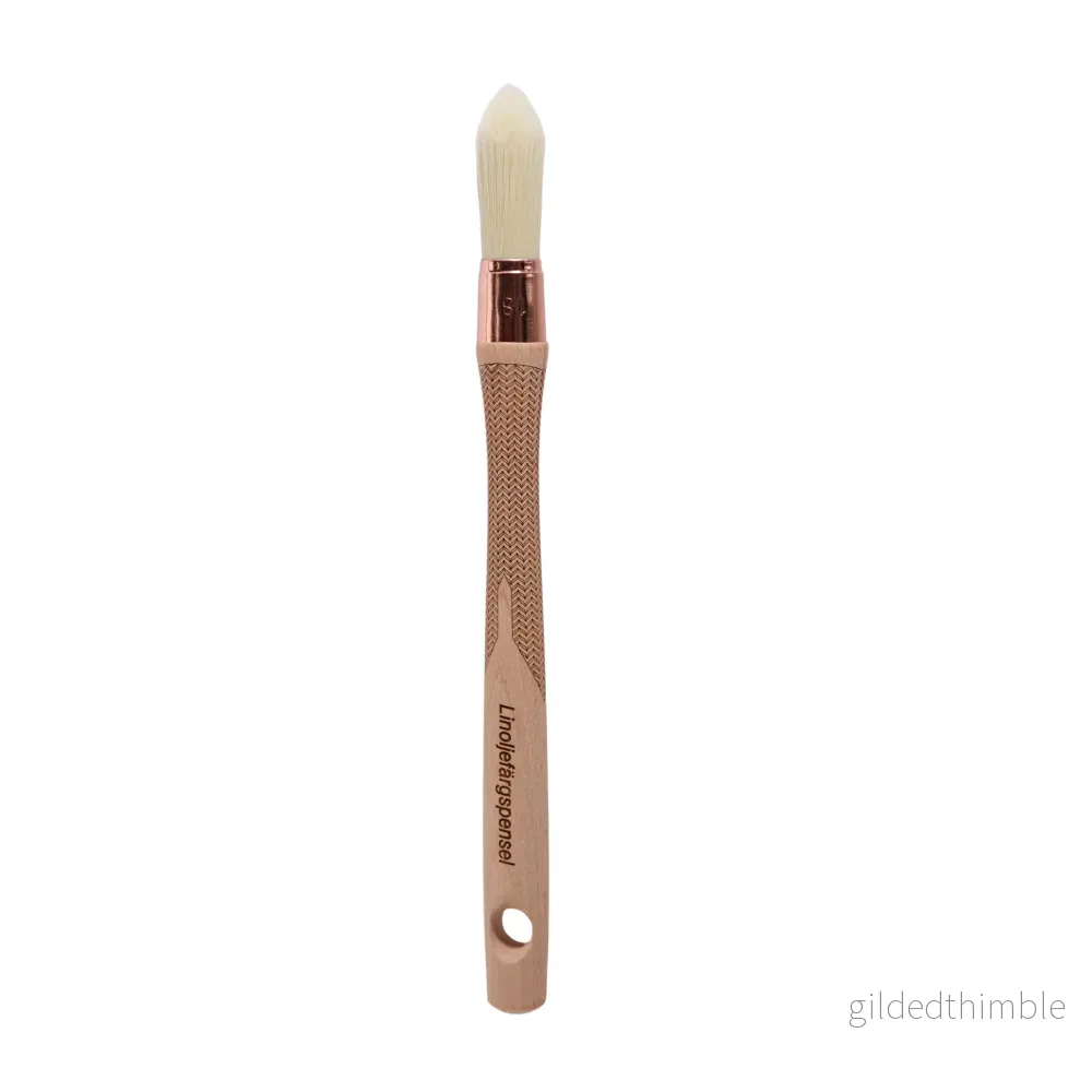 Rund linoljefärgspensel - Bild 3