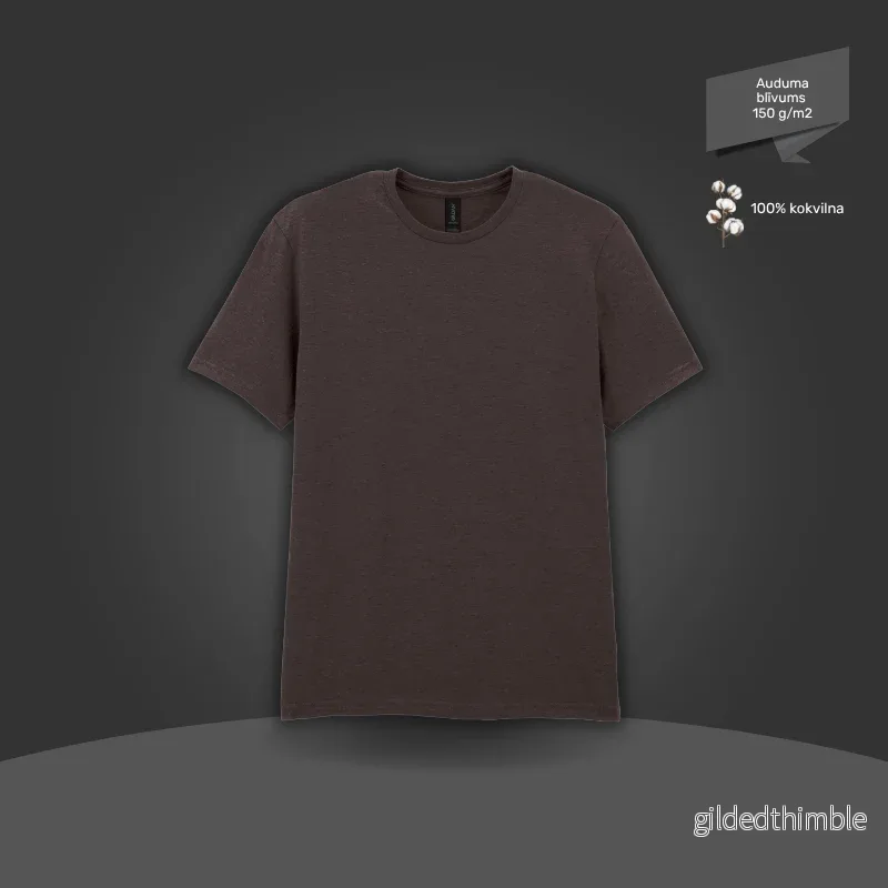 Pamata T-krekls | 150 g/m² | Tumši brūns Pamata T-krekls | 150 g/m² | Tumši brūns
