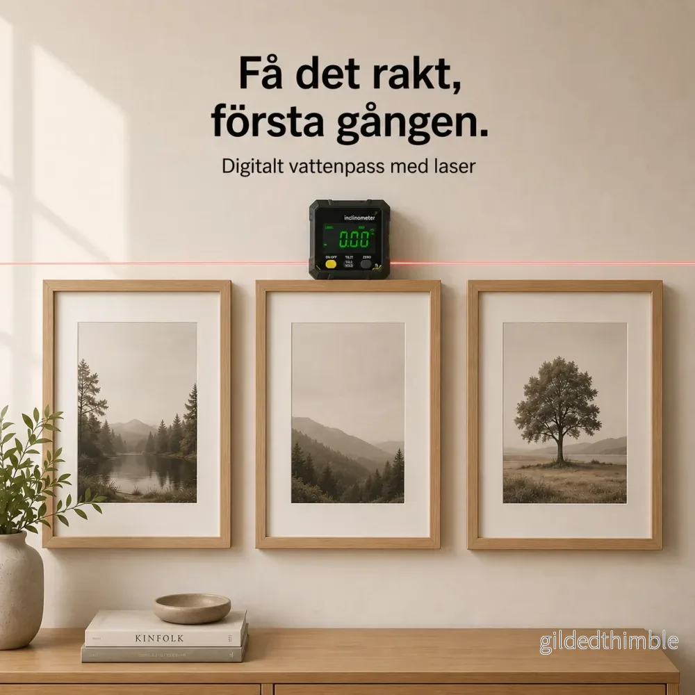 Snörrak™ – Digitalt vattenpass med laser Få det rakt, första gången | 🎃 Gratis Halloweenpresent - Bild 3