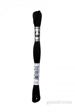 310 Black (Noir) Märkgarn nr 16