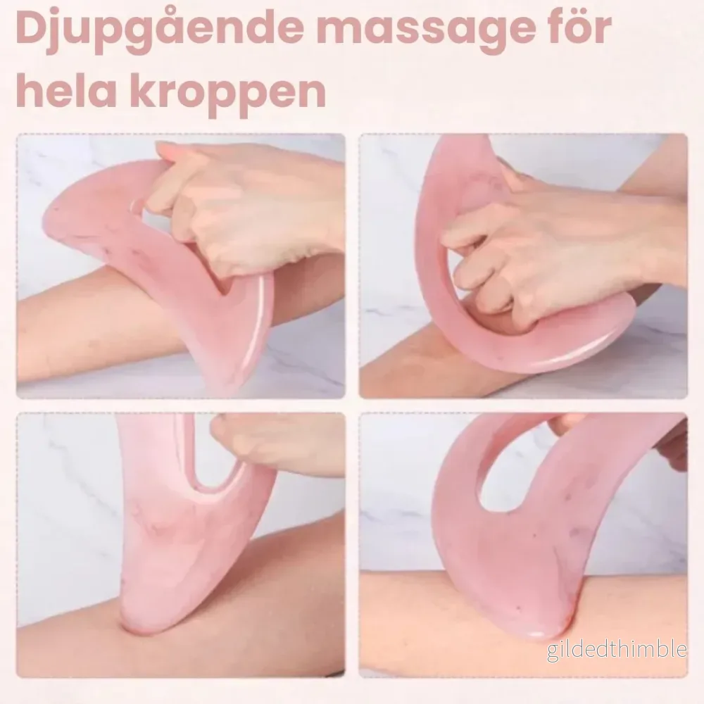 Gua Sha-skrapa för kroppen – Lindra spänningar & förbättra cirkulationen - Bild 2