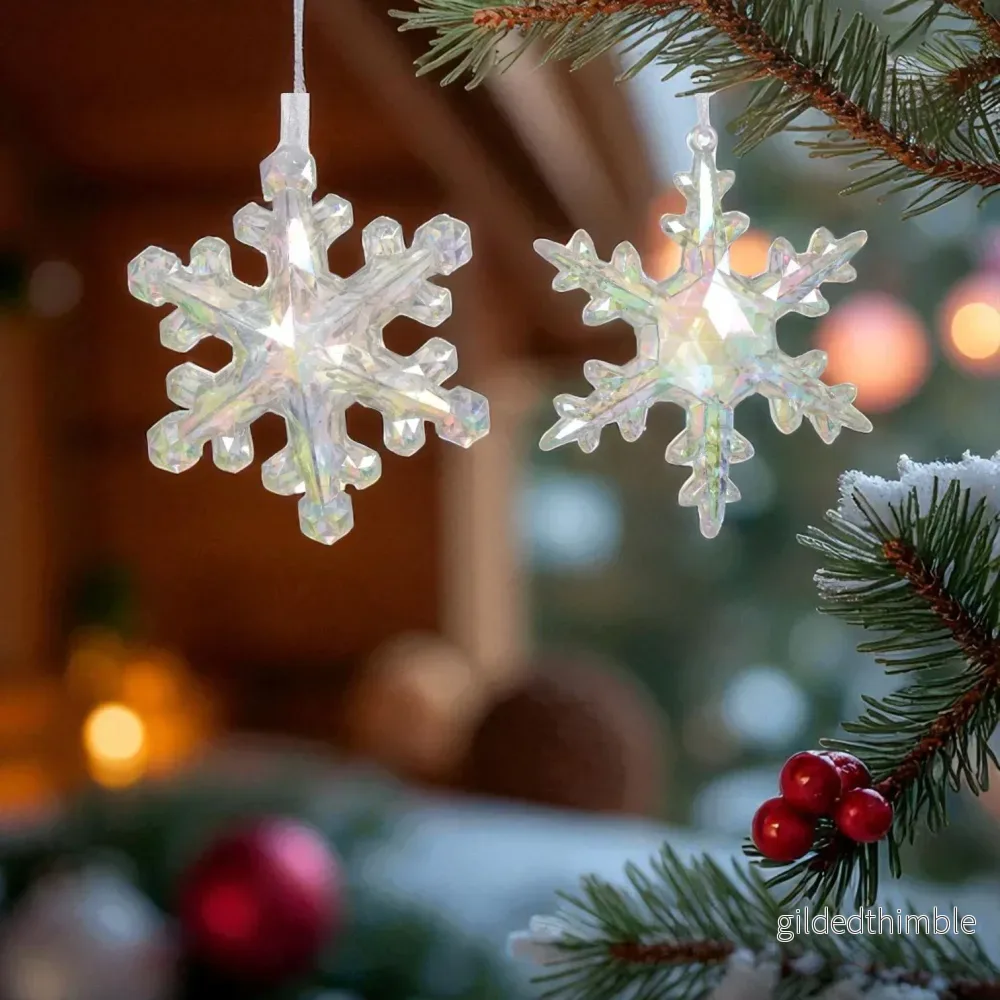 Julgransprydnad Snöflinga