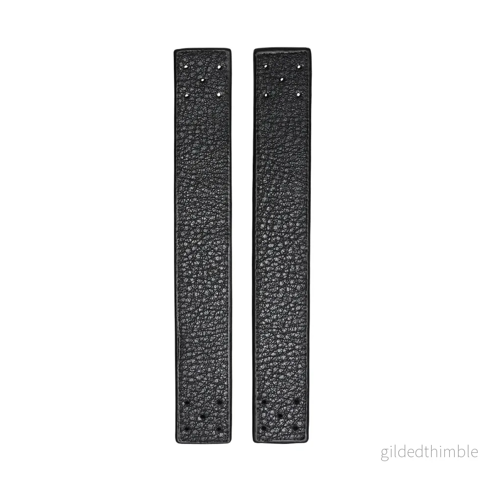 Remmar att sy på – konstläder – 2-p – 18 x 2,2 cm – Svarta Remmar att sy på – konstläder – 2-p – 18 x 2,2 cm – Svarta
