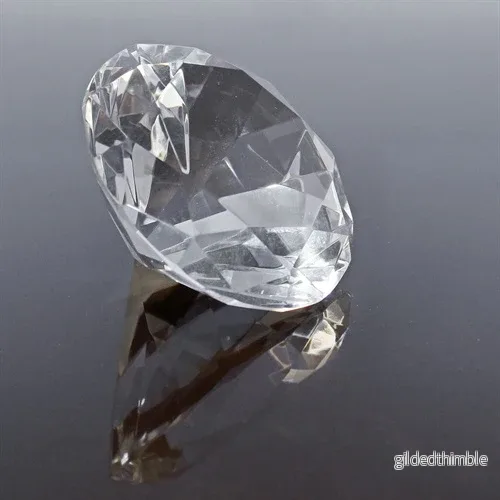 Kristallklart Glas Diamant 150 x 90 mm