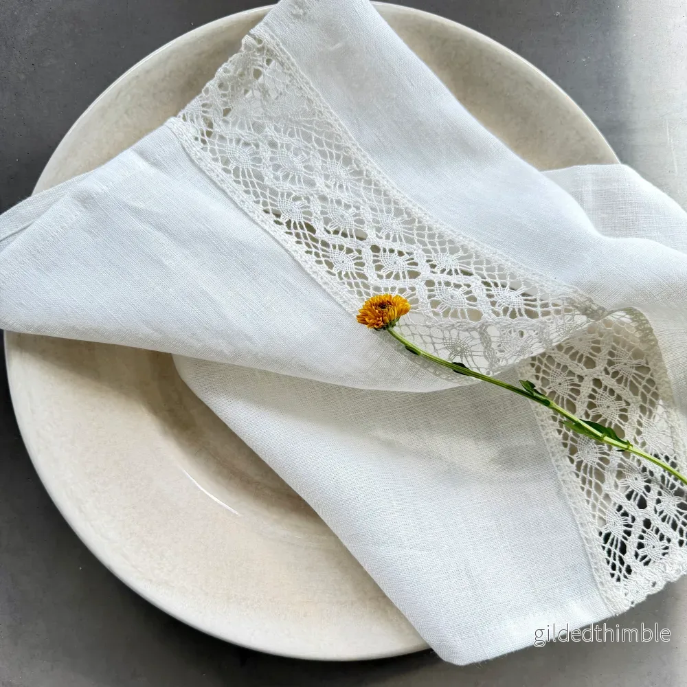 Servetter i linne 2 pack 40x40 cm. - Bild 2