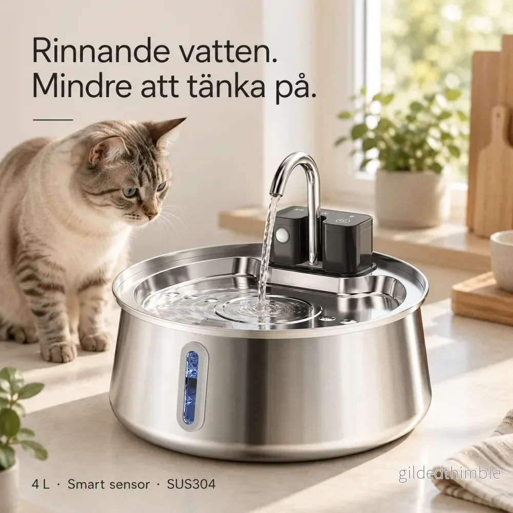 Källro™ – Smart vattenfontän med rinnande vatten (+Gratis gåva) - Bild 2