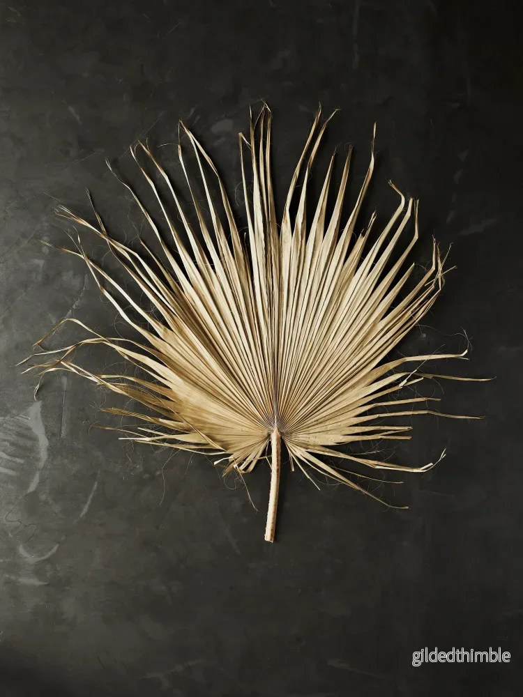 Väggdekoration 'Leaf' strå - Bild 3
