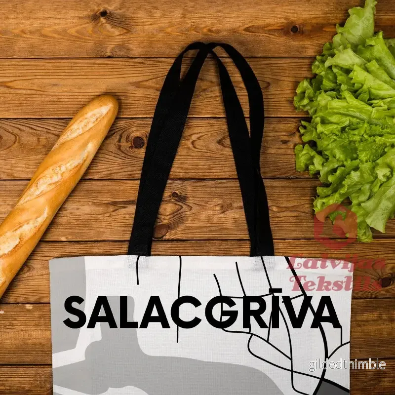 Lina vai kokvilnas auduma maisiņš "Salacgrīva" - Bild 2