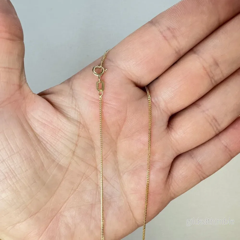 Guldkedja – Pansar Bredd 1,2mm