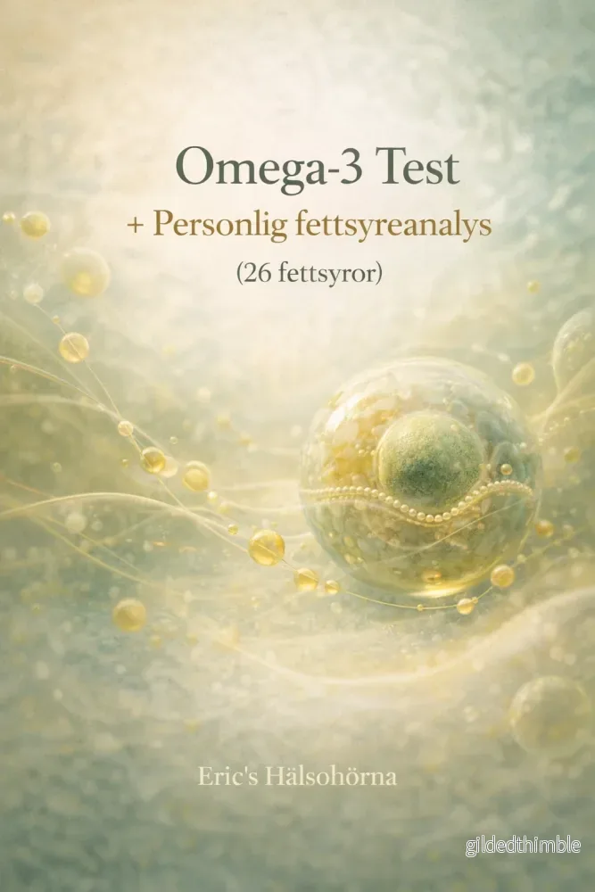 Omega-3 Test + Personlig Fettsyreanalys (26 fettsyror) Omega-3 Test + Personlig Fettsyreanalys (26 fettsyror)