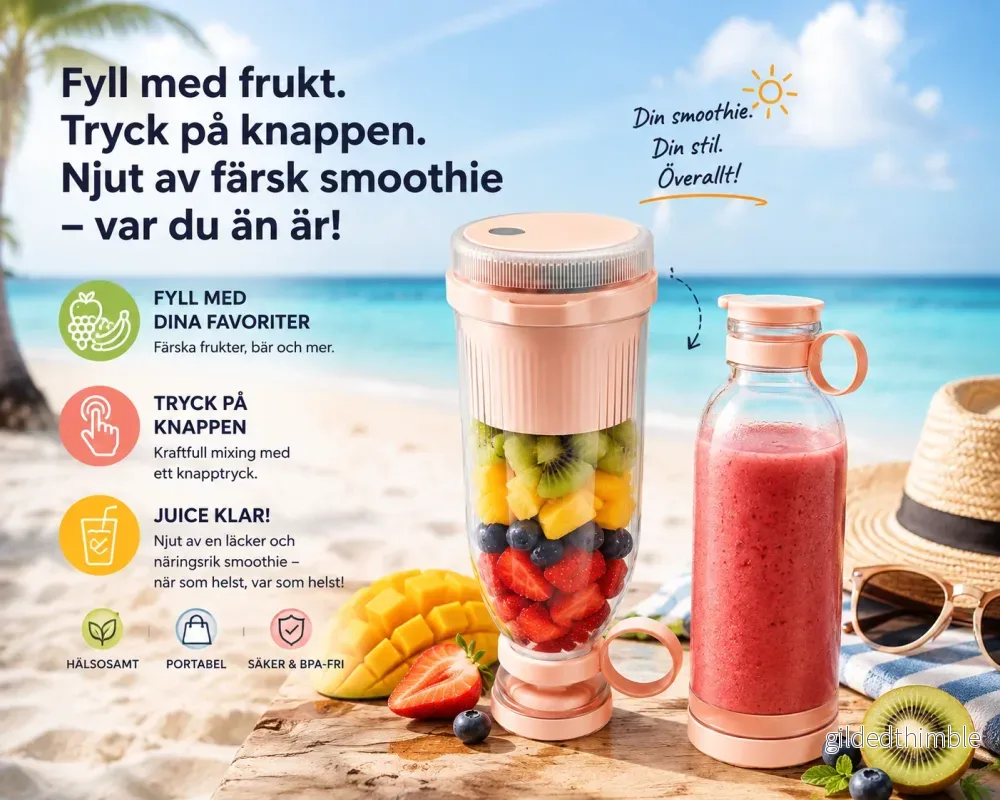 Livva™ – Din smoothie, var du än är – Med rengöringsborste - Bild 3