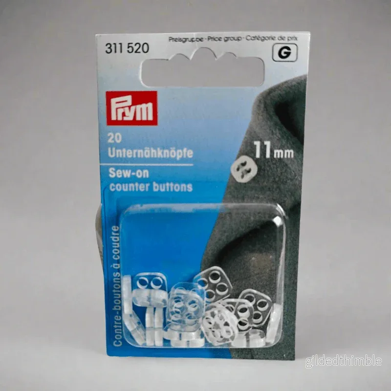 Prym Motknapp 11mm Plast – Förstärkningsknappar 20-pack. Prym Motknapp 11mm Plast – Förstärkningsknappar 20-pack.