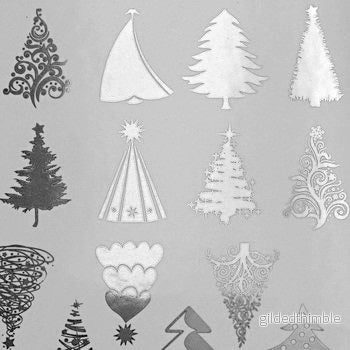 Decals, Julgran Silver
