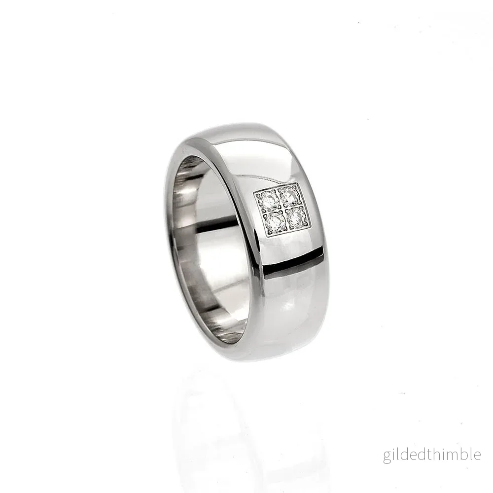Vigselring Inga 18k vitguld