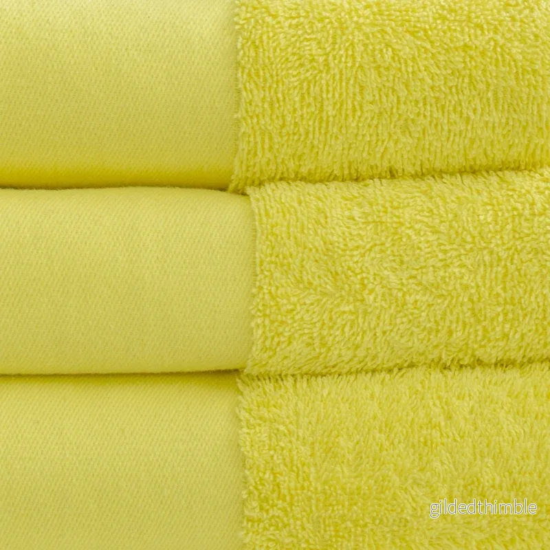 Klasiskais frotē dvielis 450 g/m² | Dzeltens - Bild 2