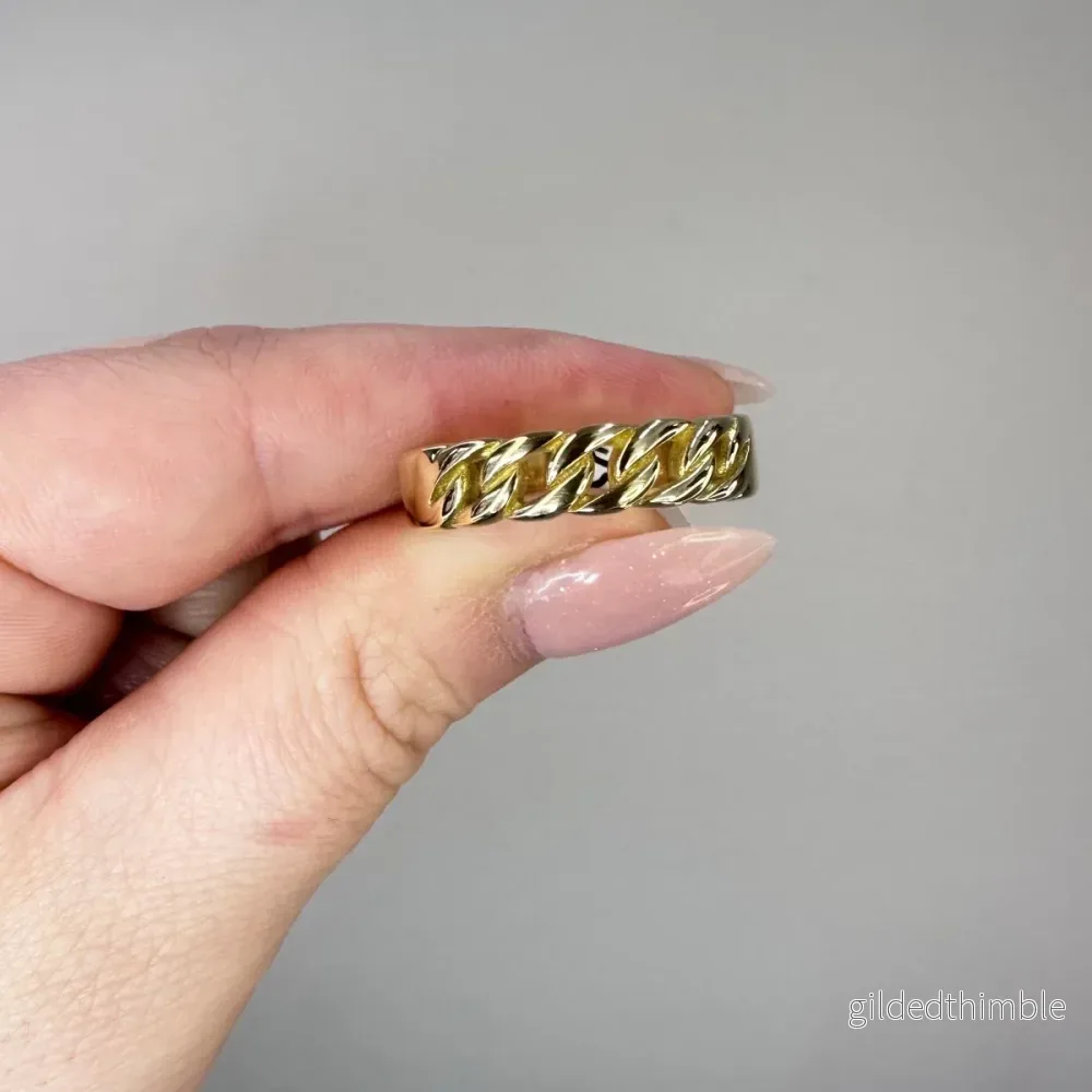 Ring – Pansar 18k rödguld